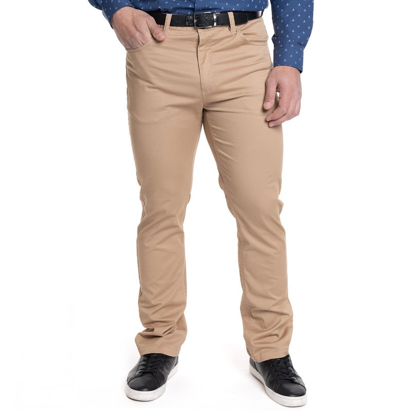 TRUVAL - PANTALÓN HOMBRE 5 BOLSILLOS SPANDEX TRUVAL