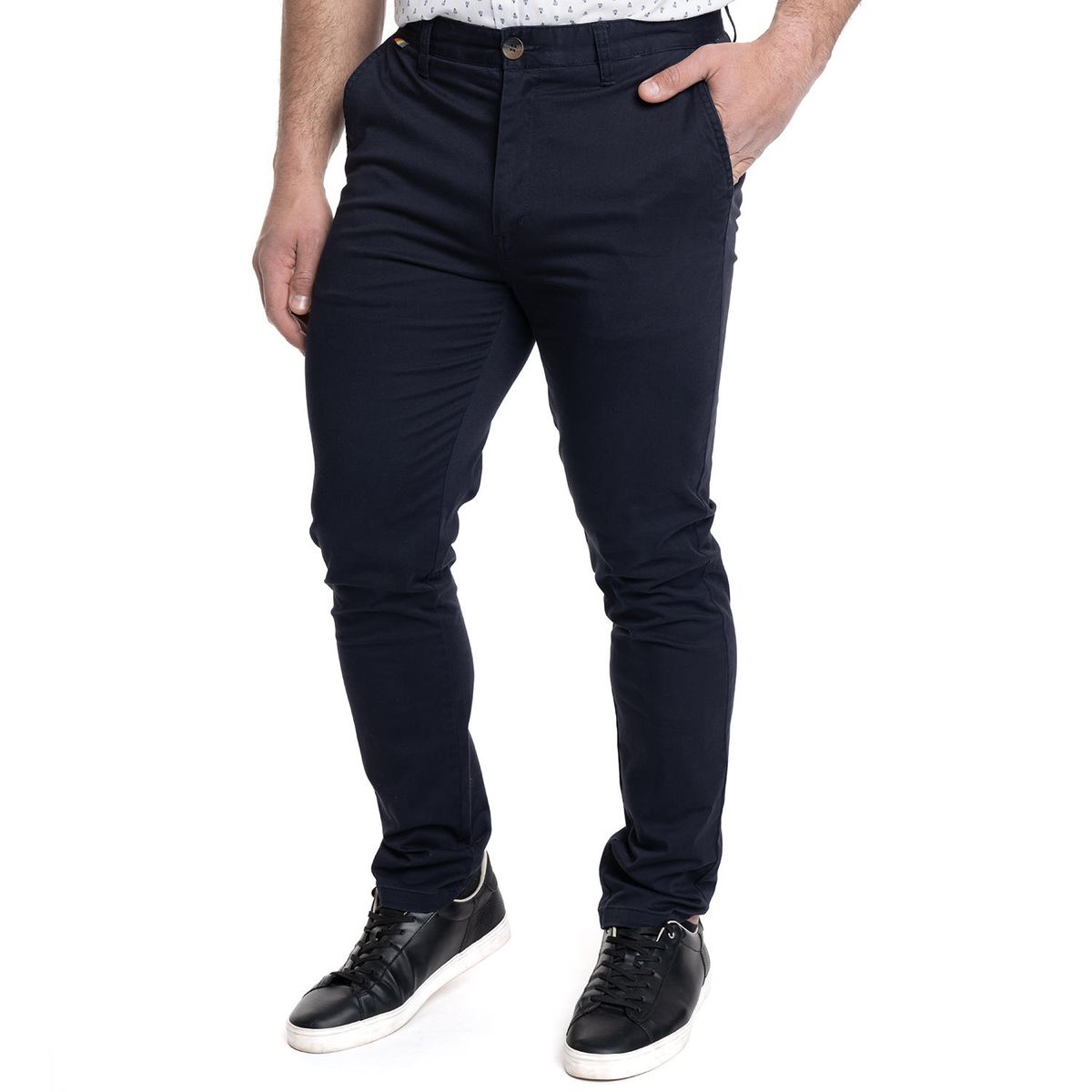 TRUVAL - PANTALÓN HOMBRE FRENTE PLANO SPANDEX TRUVAL