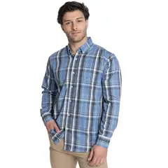 TRUVAL - CAMISA HOMBRE MANGA LARGA TREVIRA CUADROS