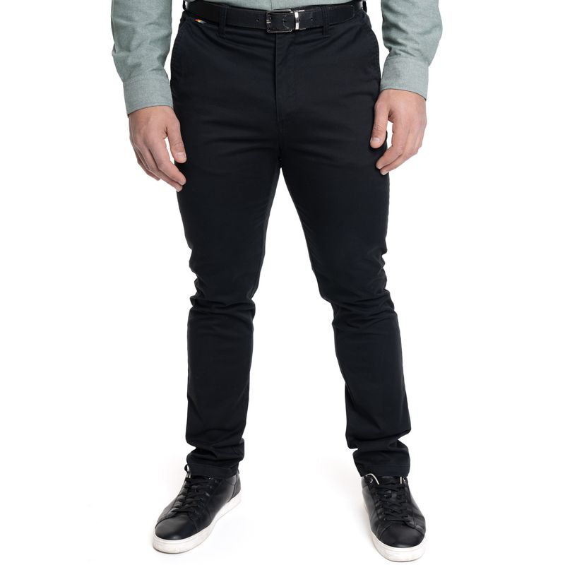 TRUVAL - PANTALÓN HOMBRE FRENTE PLANO SPANDEX TRUVAL