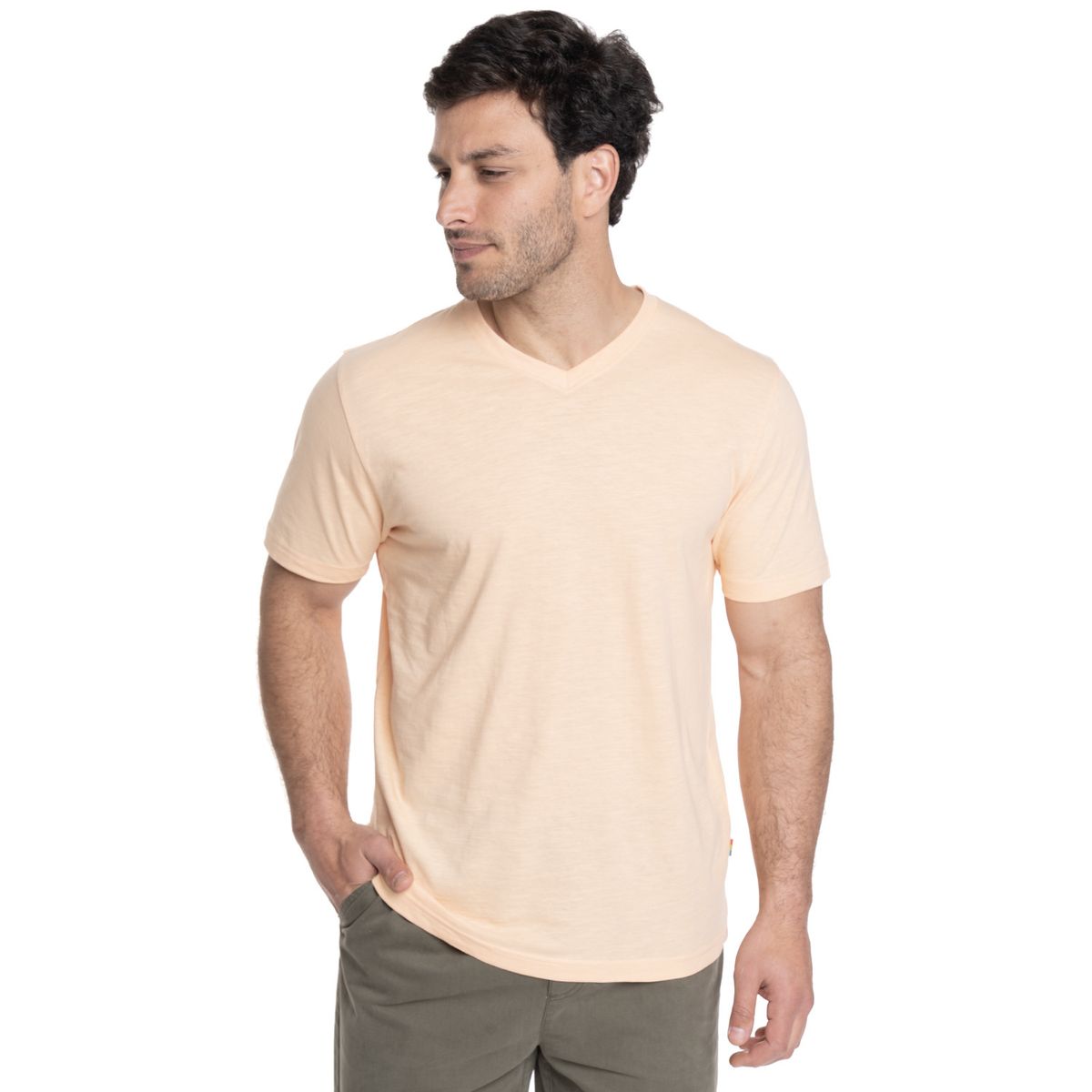 TRUVAL - POLERA HOMBRE CUELLO V TRUVAL