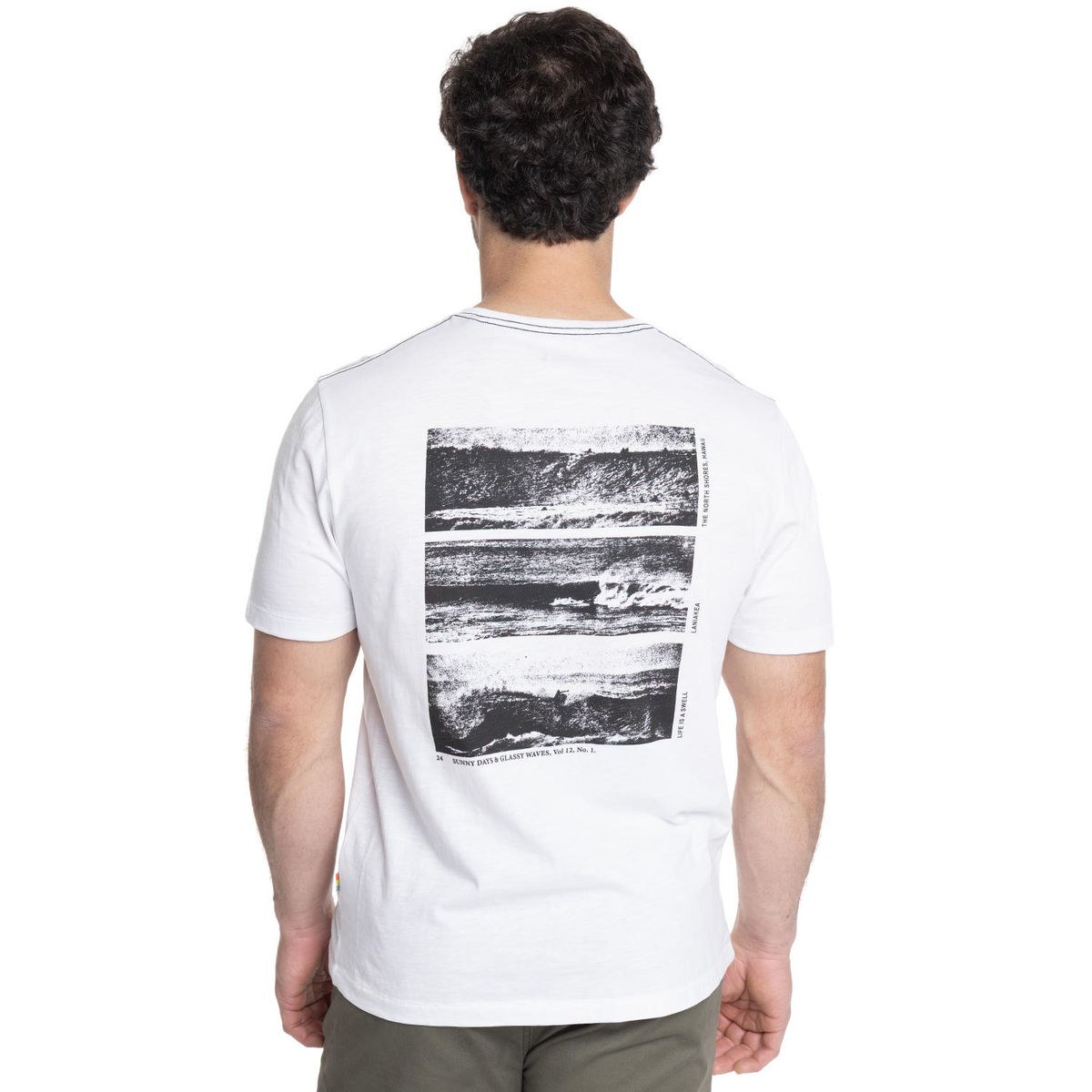 TRUVAL - POLERA HOMBRE CUELLO REDONDO ESTAMPADO ESPALDA TRUVAL