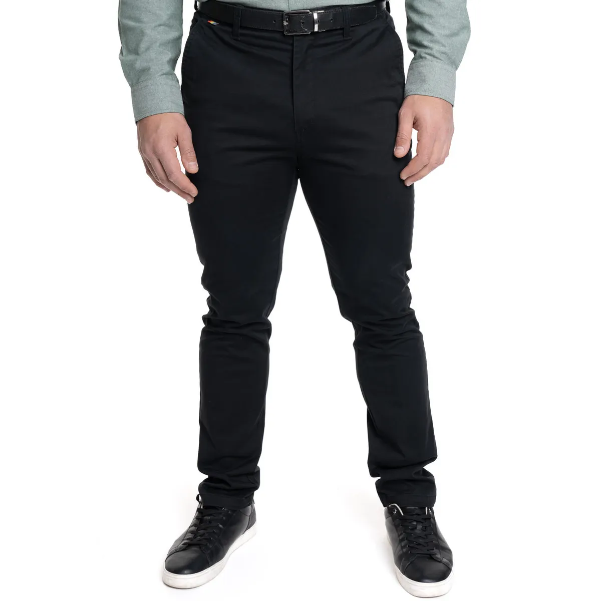 TRUVAL - PANTALÓN HOMBRE FRENTE PLANO SPANDEX TRUVAL