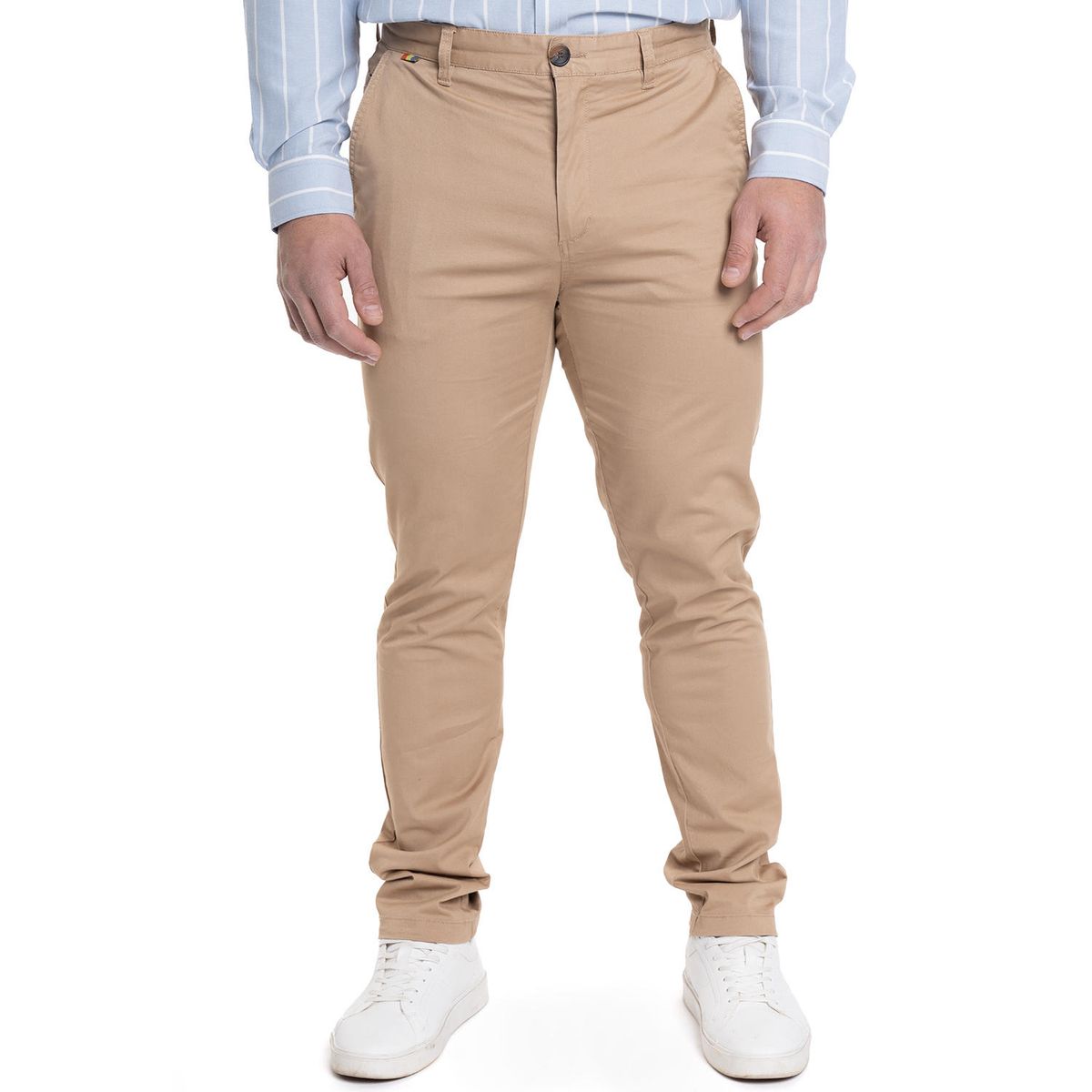 TRUVAL - PANTALÓN HOMBRE FRENTE PLANO SPANDEX TRUVAL