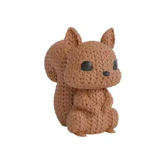 GENERICO - Mini Figura - Ardilla Estilo Tejido