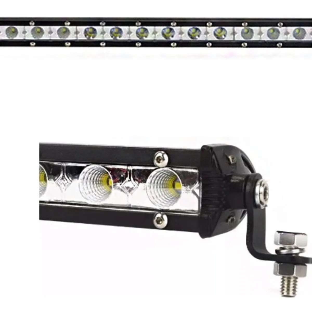 GENERICO - Barra 18 Led Fina 54w - 50cm Auto