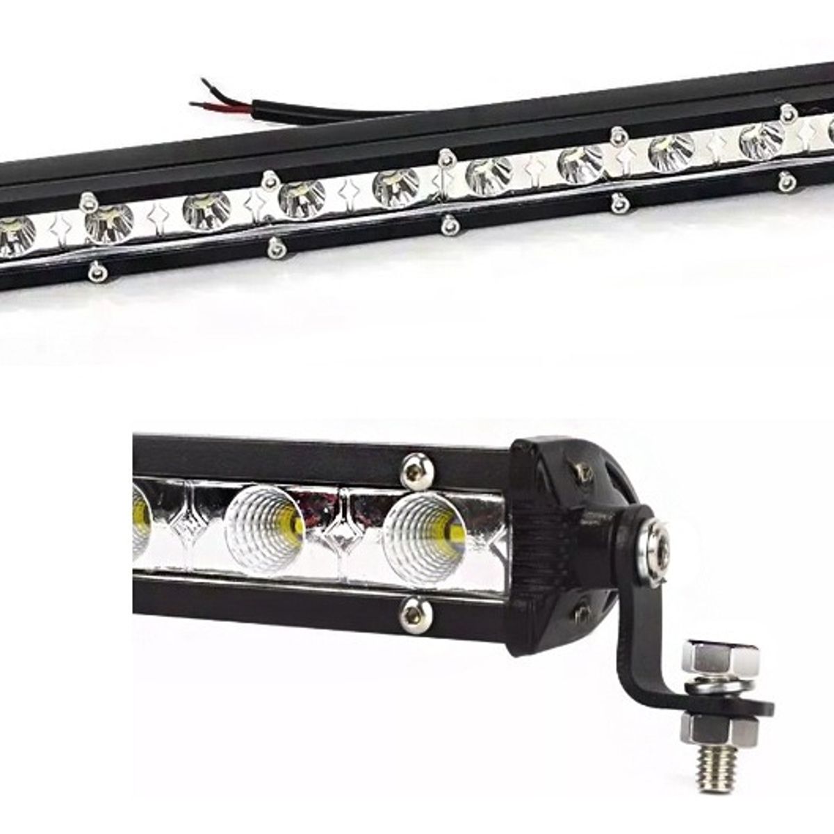 GENERICO - Barra 12 Led Fina 35cm Auto