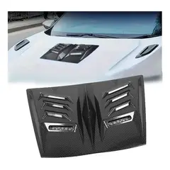 GENERICO - Toma De Aire Para Capot Auto Tuning Universal Fibra Carbono