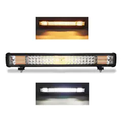 GENERICO - Barra 96 Led 288w Auto 8-12-24v 505cm Blanco Y Amarillo