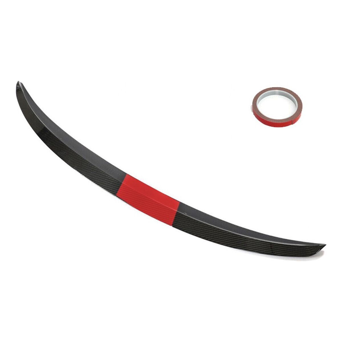 GENERICO - Aleron Lip Spoiler Universal Fibra Carbono Ajustable