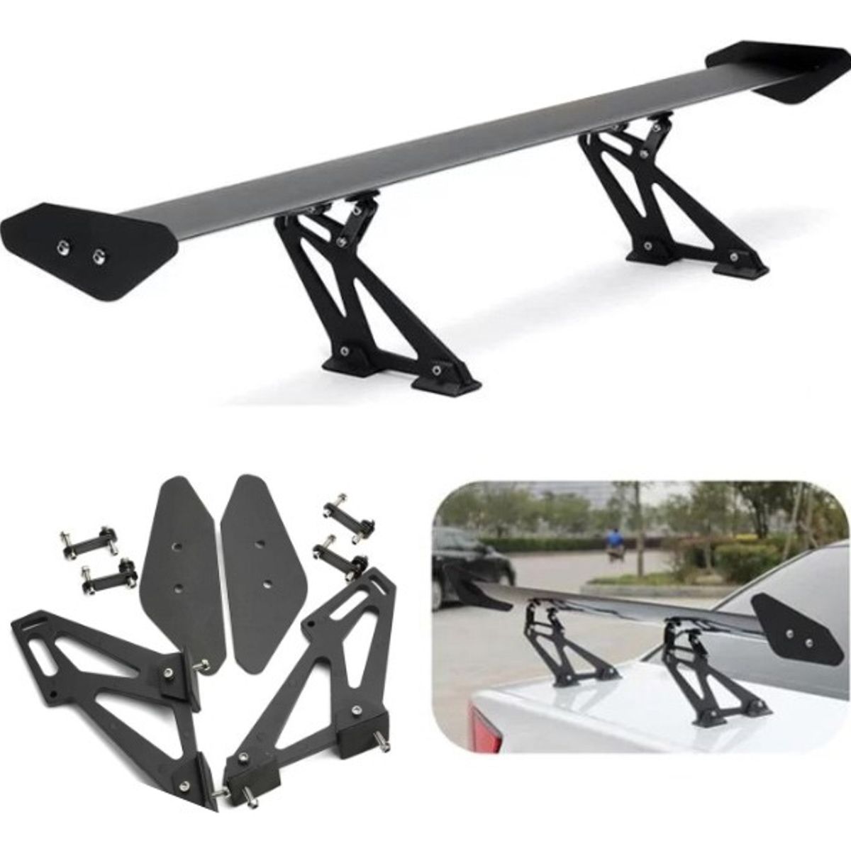 GENERICO - Aleron Spolier Tuning  135 Cm 3pcs