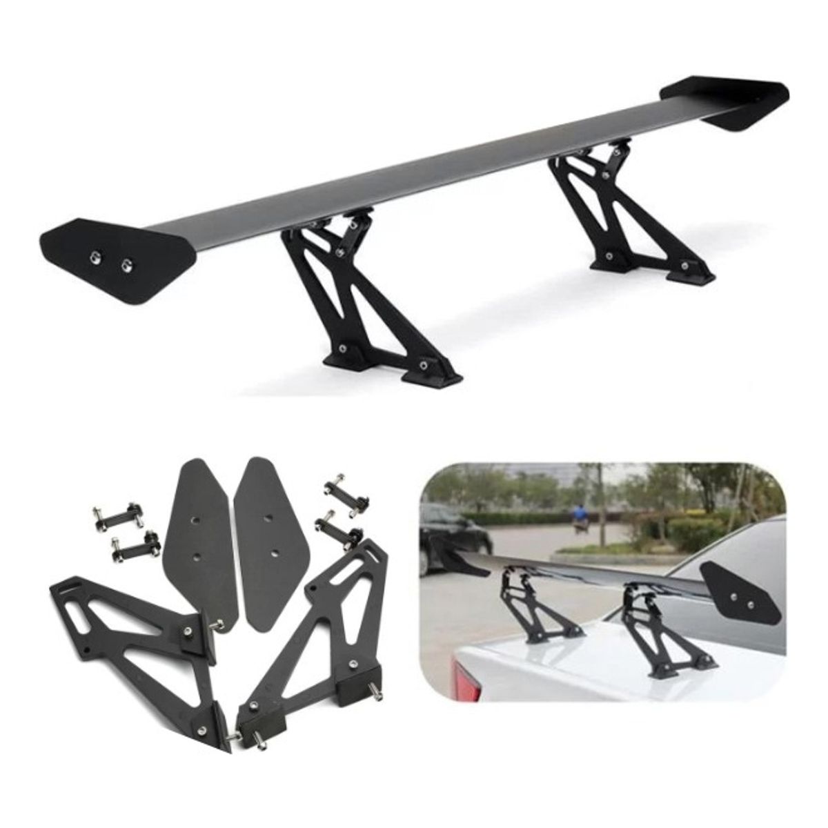 GENERICO - Aleron Spolier Tuning  135 Cm 3pcs