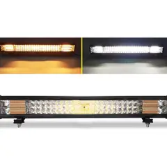 GENERICO - Barra 108 Led 324w Auto 575cm Blanco+amarillo+destellante
