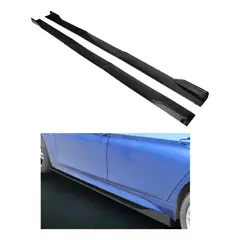 GENERICO - X2 Lip Bumper Faldon Lateral 2 Metros Universal Auto