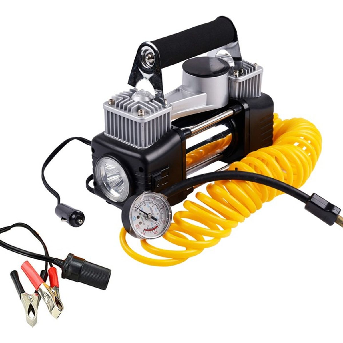 GENERICO - Compresor De Aire Mini A Bateríacenicero Portátil 12vdc