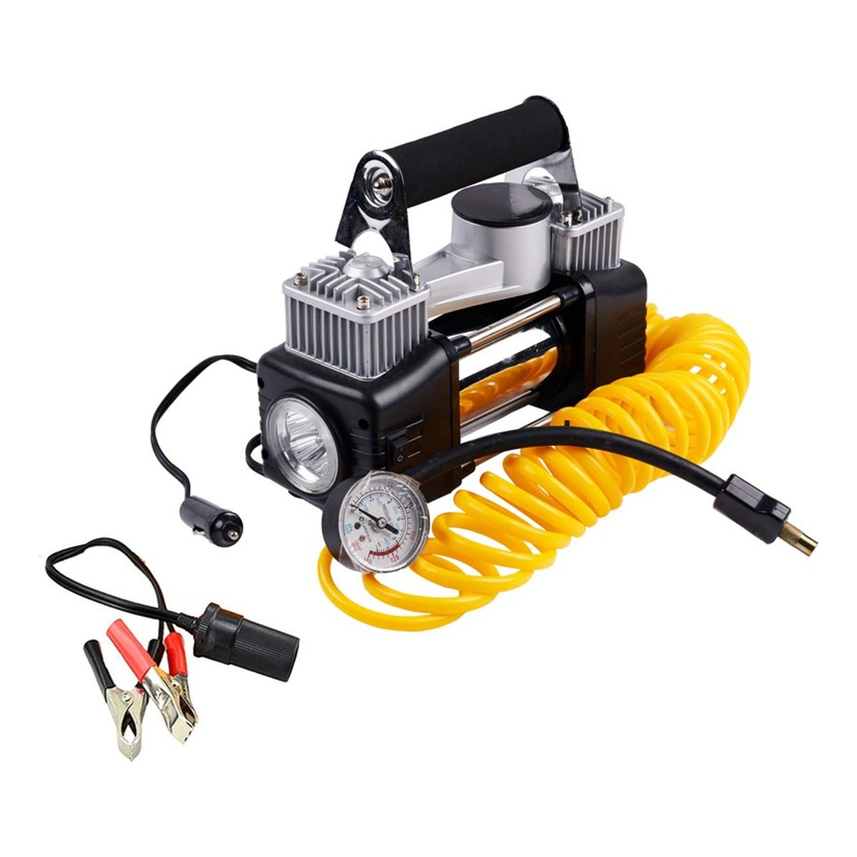 GENERICO - Compresor De Aire Mini A Bateríacenicero Portátil 12vdc