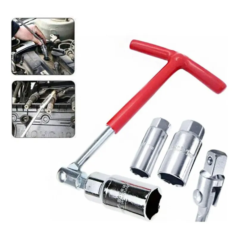 GENERICO - Kit De Llave Saca Bujias De 16mm Y 21mm