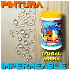 WETPROOF - PINTURA IMPERMEABLE PROTECTOR PARA MADERA EXTERIOR ARENA WETCO 1-4 GAL