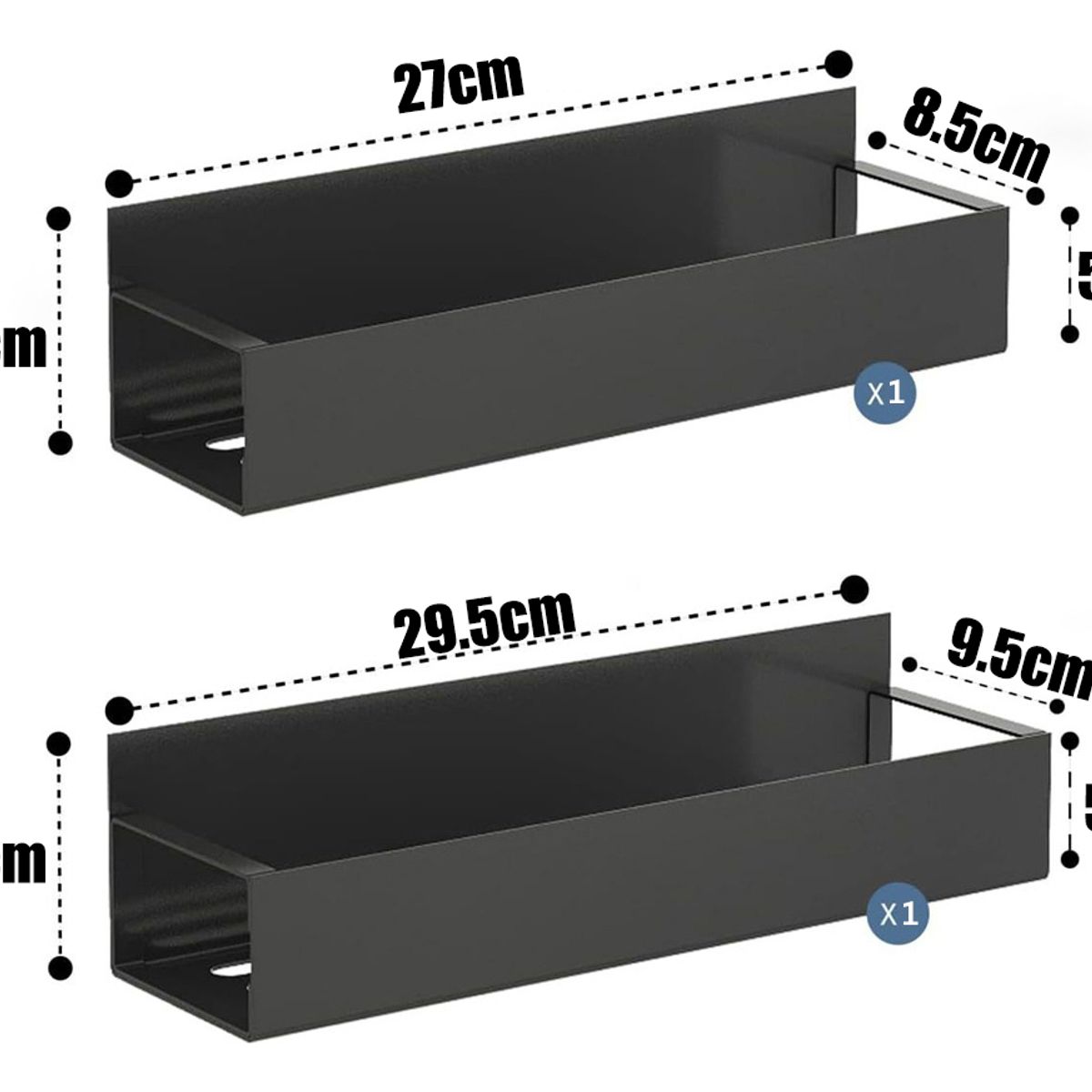 GENERICO - 2 Piezas Estantes Magnéticos Para Especias Para Refrigerador