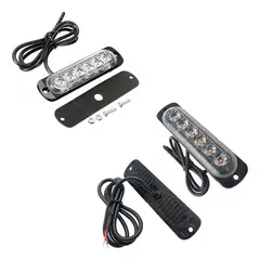 GENERICO - Baliza 6 Led Foco Neblinero Destellante 12-24 V