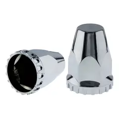 GENERICO - Cubre Tuerca Camion X10 Cromada Plastico Abs