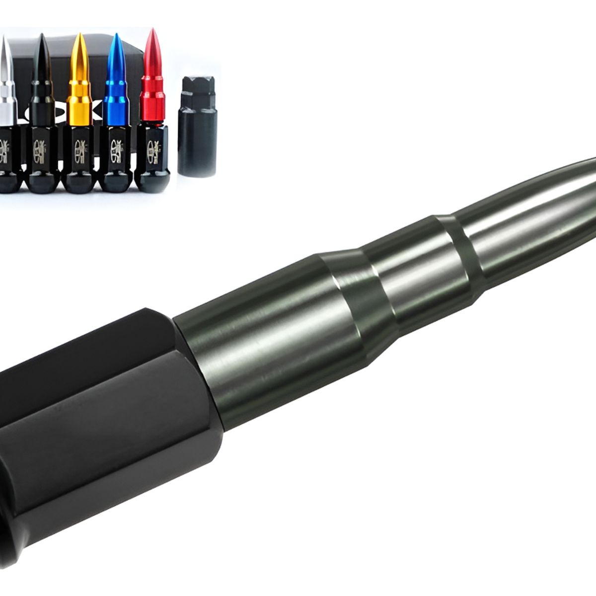 Set 20 Tuercas De Seguridad Punta Bala+llave 12mm 12515, marca GENERICO - Foto Principal