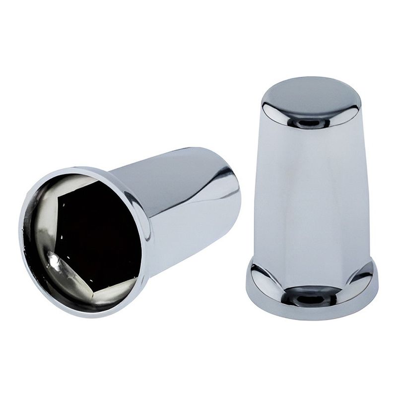 GENERICO - Cubre Tuerca Camion Hexagonal X10 Cromada Plastico Abs
