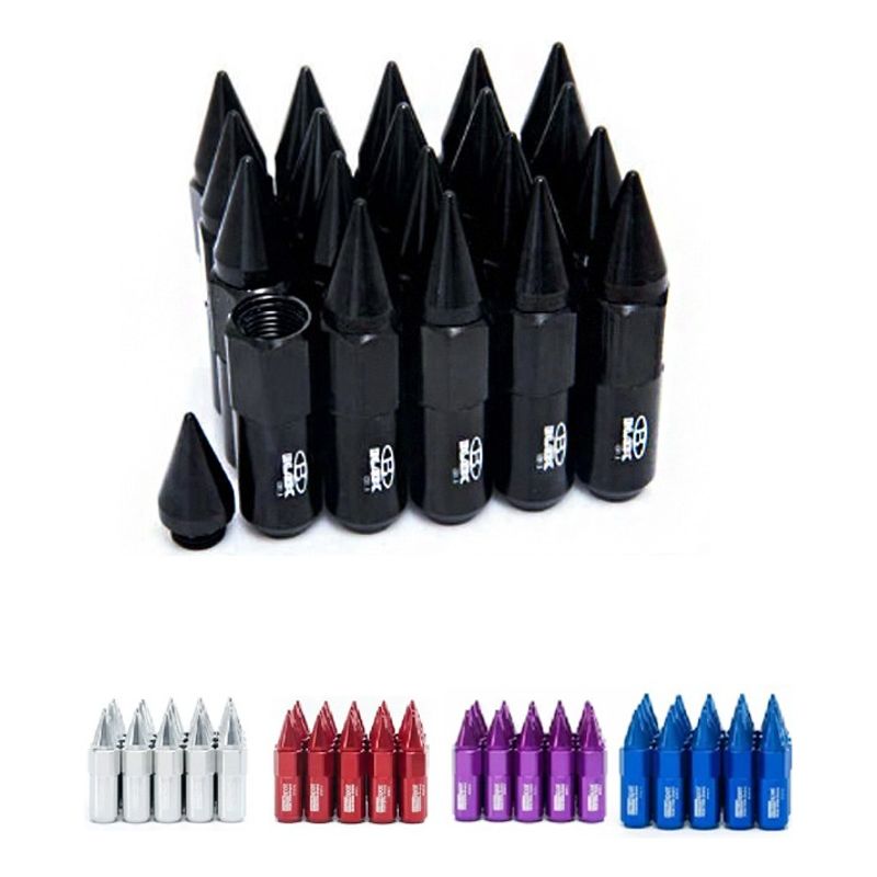 GENERICO - Set 20 Tuercas De Seguridad Punta Con Llave 12mm 12515