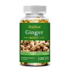 NUTREX RESEARCH - Daitea Jengibre Ginger Root Raiz De Jengibre 550mg 120 Caps