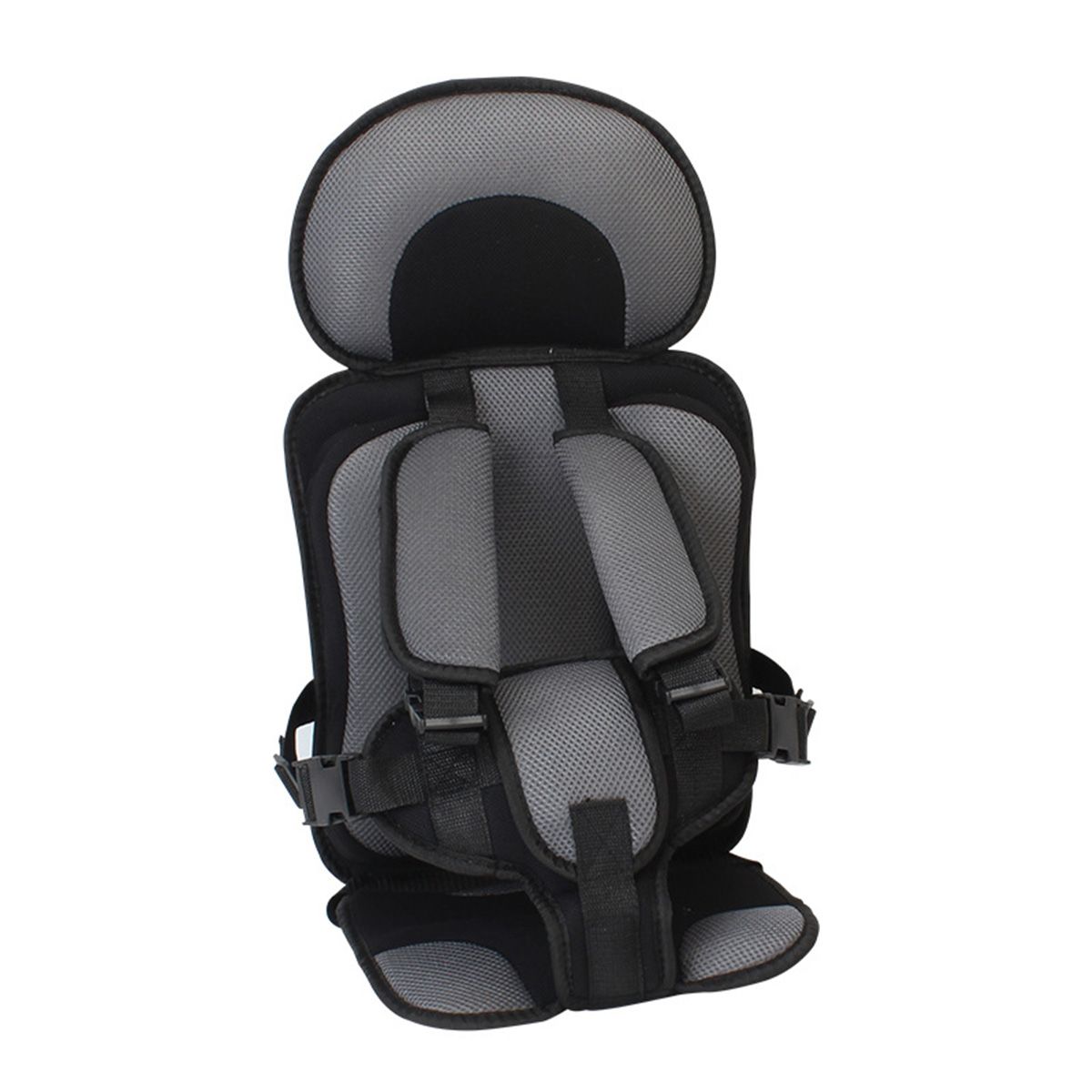 KINDA NICE - Asiento Seguridad De Bebé Para Coche Silla Plegable Gris