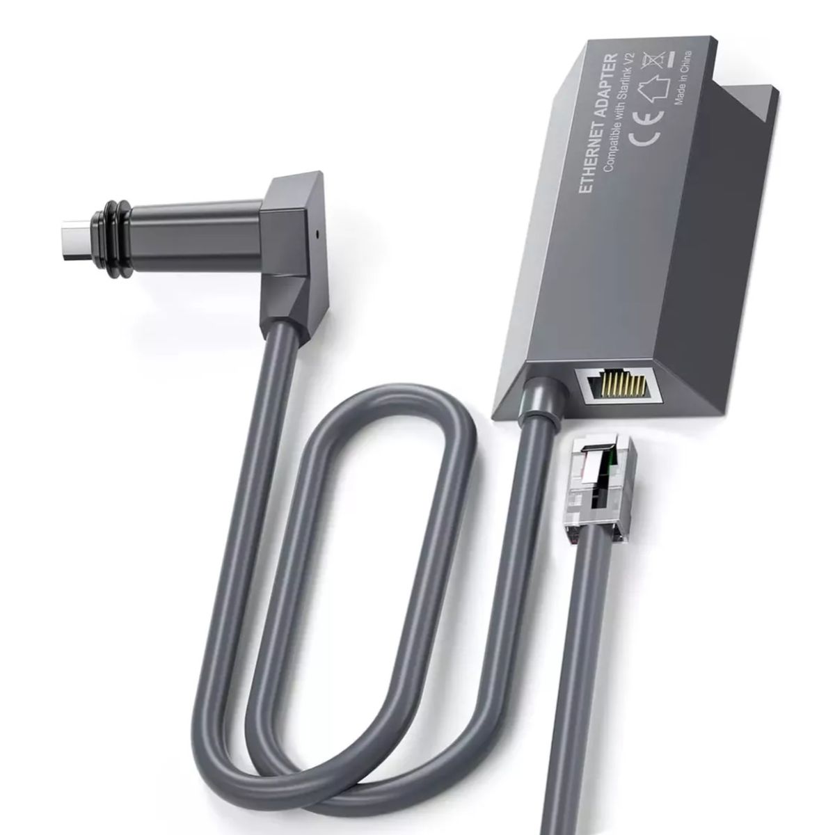 KINDA NICE - Adaptador Starlink Internet Para V2 Gen2 Cable Ethernet Utp