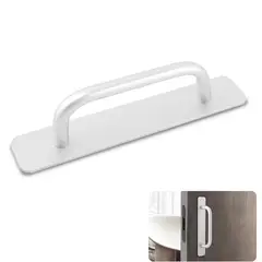 GENERICO - Plata Tiradores De Puerta Autoadhesivo Aleación De Aluminio 15cm