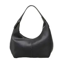 DANWEILE - Bolso de hombro de cuero PU suave para Mujer - Negro