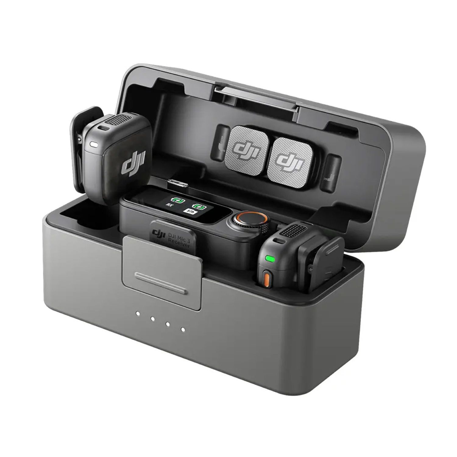 DJI Micrófono DJI Mic 3 (2 TX + 1 RX + Estuche de carga