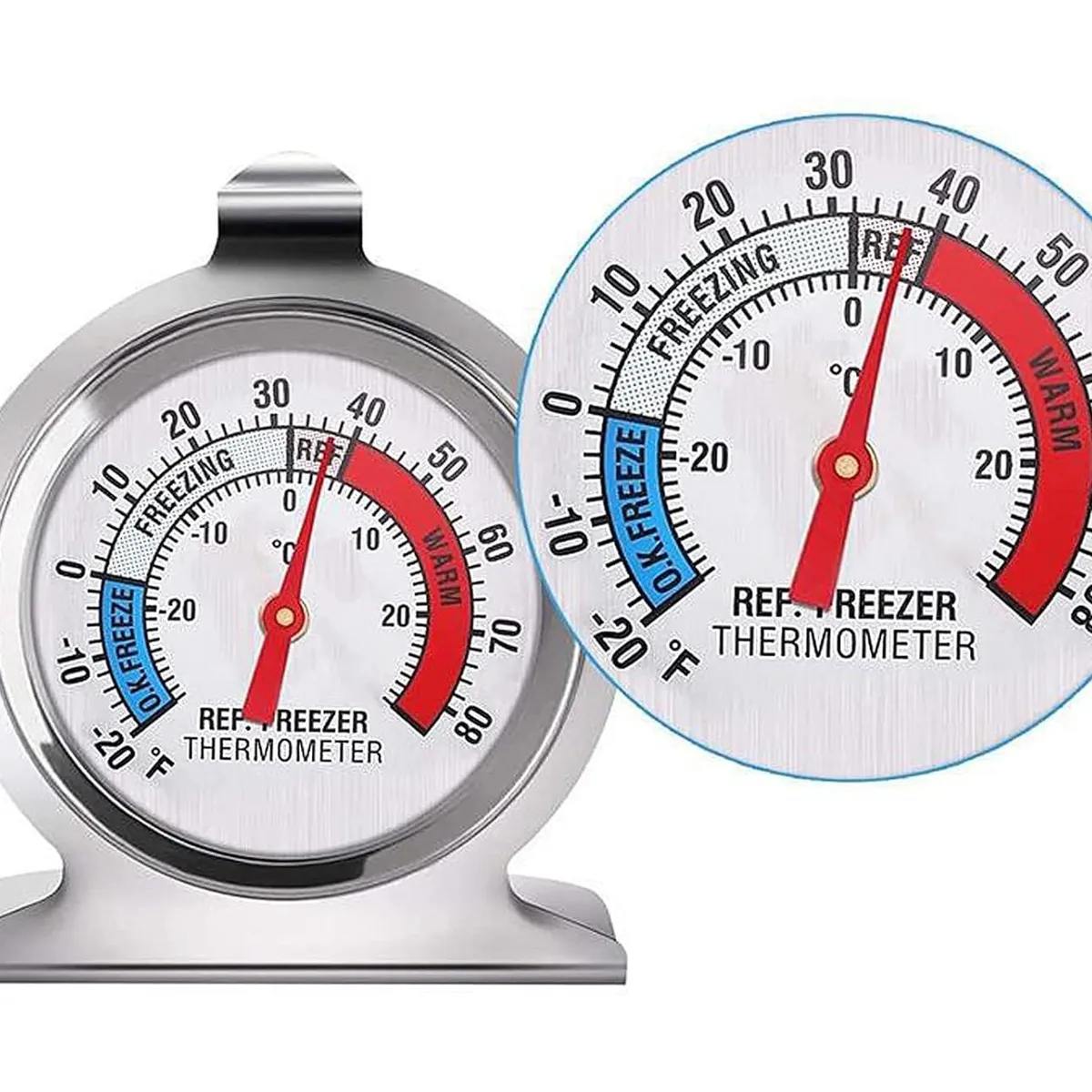 KUANGYE - Termometro Para Horno Indicador Temperatura Cocina Acero