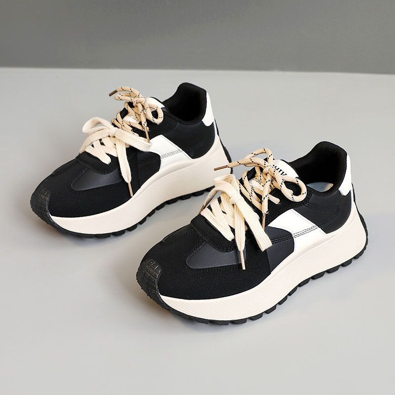 DANWEILE - Zapatillas casuales de suela gruesa para mujer