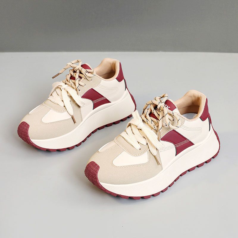 DANWEILE - Zapatillas casuales de suela gruesa para mujer