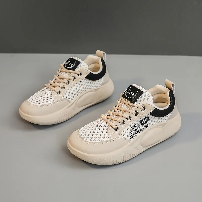 DANWEILE - Zapatillas casuales de suela gruesa para mujer