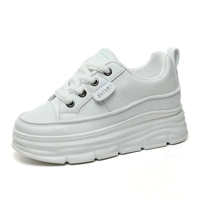 DANWEILE - Zapatillas casuales de suela gruesa para mujer
