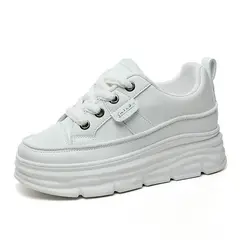 DANWEILE - Zapatillas casuales de suela gruesa para mujer