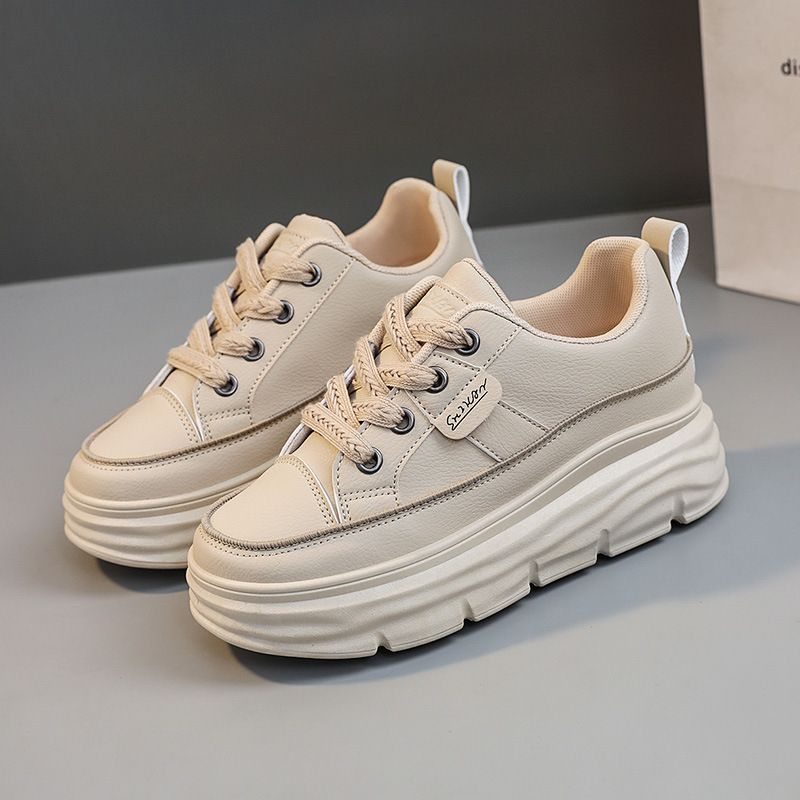 DANWEILE - Zapatillas casuales de suela gruesa para mujer