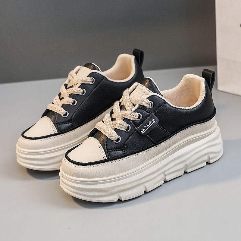 DANWEILE - Zapatillas casuales de suela gruesa para mujer