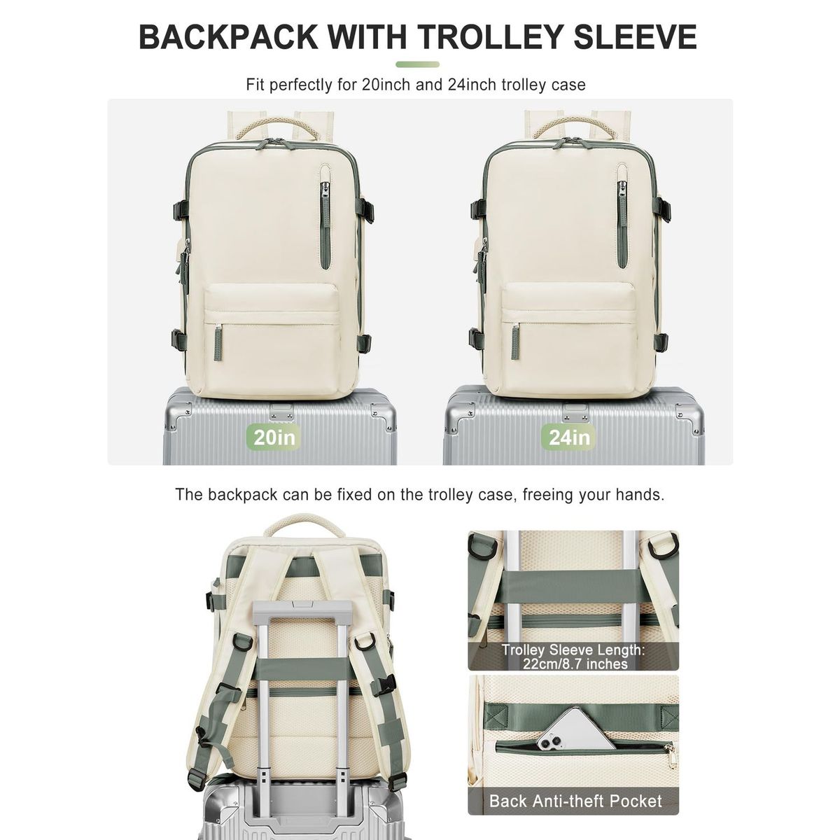 TIOZONEY - Bolsa de viaje de gran capacidad