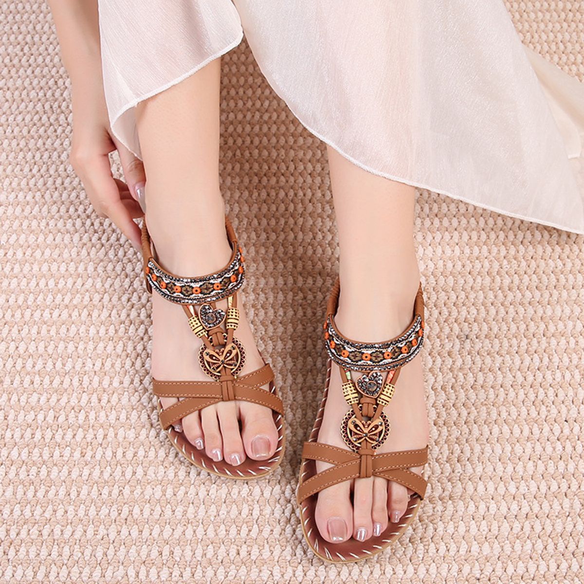 TIOZONEY - Sandalias Mujer