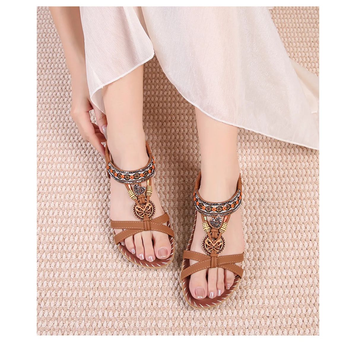 TIOZONEY - Sandalias Mujer