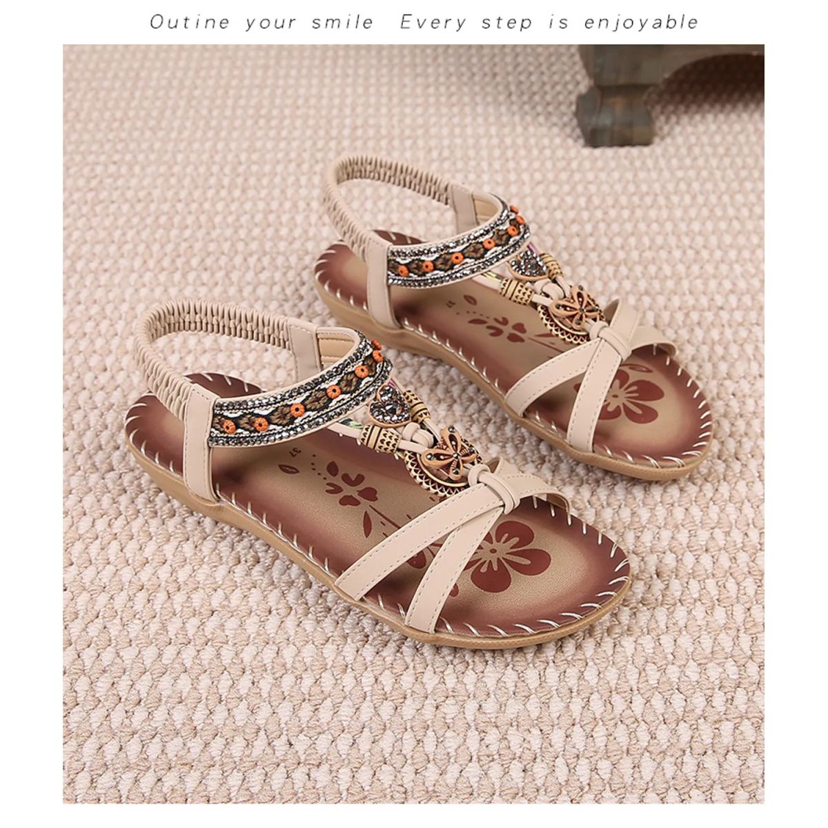 TIOZONEY - Sandalias Mujer