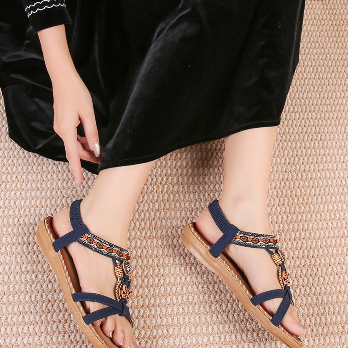 TIOZONEY - Sandalias Mujer