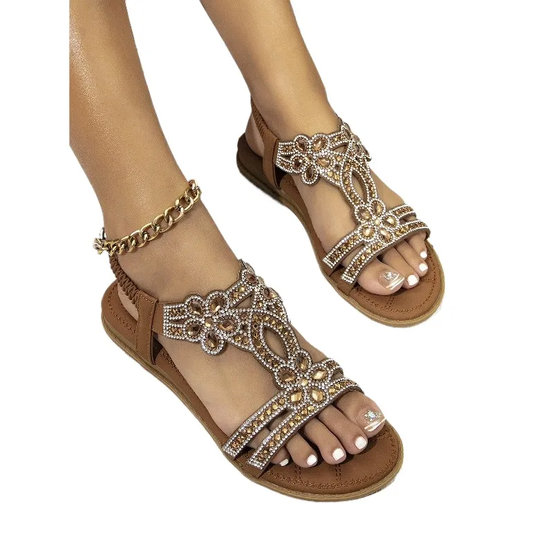 TIOZONEY - Sandalias Mujer