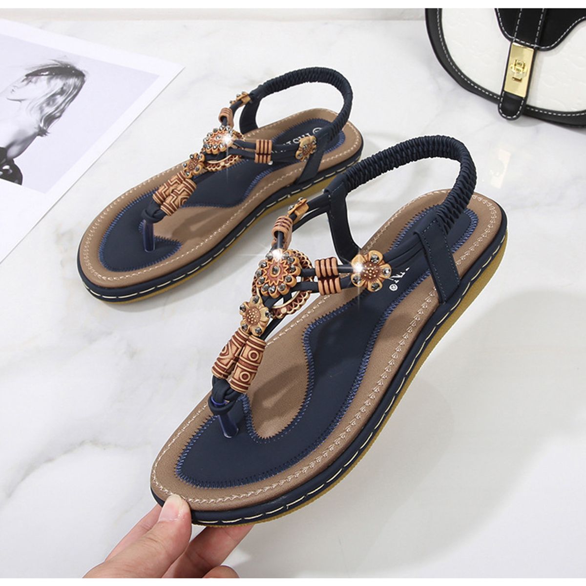 TIOZONEY - Sandalias Mujer