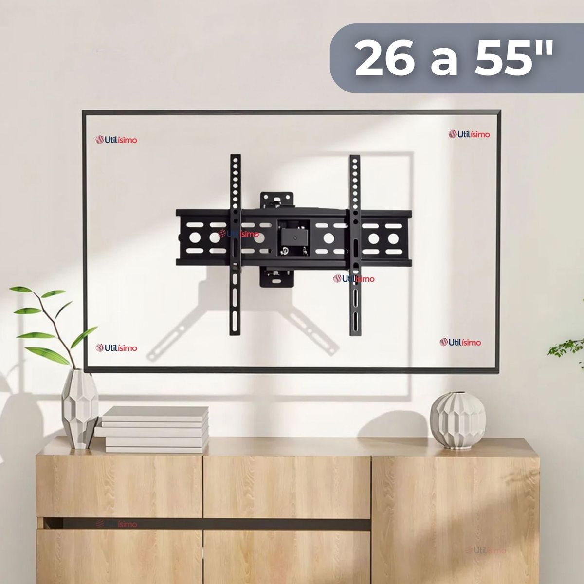 LINE - Soporte TV Pared Ajustable 35Kg 26 a 55 Pulgadas